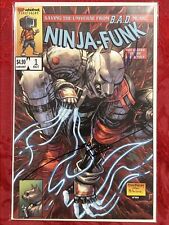 Ninja Funk #1 Kirkham Variant Signed JPG w/COA NM picture