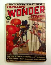 Thrilling Wonder Stories Pulp Jun 1939 Vol. 13 #3 GD+ 2.5 picture