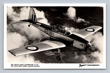 RPPC WWII RAF De Havilland Chipmunk T.10 Aircraft FLIGHT Photograph Postcard picture