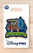 Disney World Saratoga Springs Resort Mickey & Minnie Bicycle Trading Pin - NEW picture