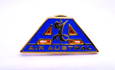 Pin Badge - Air Austral Roland Garros Airport Réunion French Airline picture