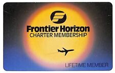 Frontier Airlines - (1950-86) Horizon Lifetime Charter Membership Plastic Card picture