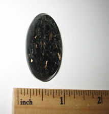 35mm x 20mm POLISHED RARE AUTHENTIC NUUMMITE STONE CABOCHON GREENLAND ~ 8.6g *2 picture
