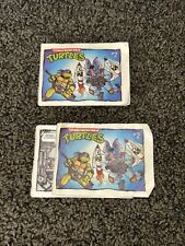 1989 Teenage Mutant Ninja Turtles Cereal Mini Comic Book #2 Lot Of 2 TMNT Vtg picture