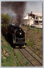 Postcard A 320, Reading Railroad 2102, 110' 4-8-4 Rounds curve at Bigerville, PA picture