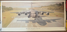 Air Force Art Poster Print C-17 Anything Anywhere Anytime Aircraft Airplane Cool picture