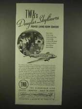 1935 TWA Airlines Ad - Douglas Skyliners Comfort picture