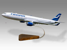 Airbus A330-300 Finnair Solid Kiln Dried Mahogany Replica Airplane Desktop Model picture
