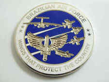 BRAZILIAN AIR FORCE WINGS THAT PROTECT THE COUNTRY CHALLENGE COIN picture