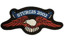 STURGIS 2002 DECAL   Black Hills Motor Classic 63rd Annual  3” X 1  1/2” picture