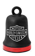 Harley-Davidson Matte Black With Red Stripe Bar & Shield Ride Bell HRB101 picture