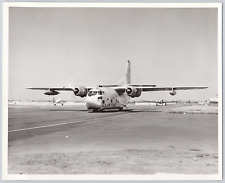 Photograph Fairchild C-123 On Tarmac Military Aviation Transport 8x10 picture