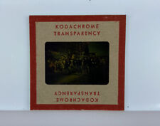Vintage Kodachrome Transparency Original 35 mm Photo Marching In Parade Float G picture