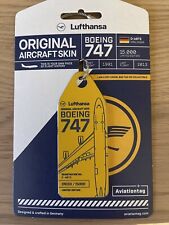 Lufthansa 747-400 D-ABTE yellow Aviationtag picture
