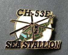 SEA STALLION SIKORSKY CH-53 E HELICOPTER LAPEL PIN BADGE 1.5 INCHES picture