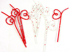 Manuel Valentines Swirly Straw Lot Of 8 picture