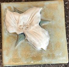 TRILLIUM WILD FLOWER UP NORTH WOODS ceramic tile art 4