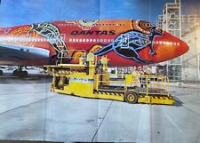 Qantas 747-400  Vintage Poster 23 x 33 picture