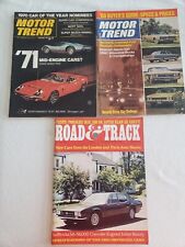 Motor trend December 1969 Motor trend November 1968 Road and track January 1969 picture