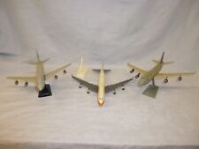 LOT OF 3 BUILT MODEL AIRPLANES: UNITED B747-400, BRITISH AIRWAYS 747-200, UNITED picture