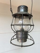 Vintage Railroad lantern Adlake NY NH HRR New York New Haven embossed globe picture