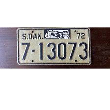 Vintage South Dakota 7 13073 license plate Mount Rushmore picture