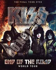 KISS 2023 Final Tour Concert Ticket Announcement Magazine Ad 8x10 Photo picture