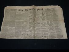 1865 SEPTEMBER 27 THE EVENING POST NEWSPAPER - WIRZ - PRIZE FIGHT - NP 4957 picture