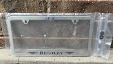 NEW Rolls-Royce Owners Club RROC BENTLEY License Plate Frame Rare MEMBERS ONLY picture