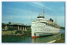 c1960's The Georgian Bay Line Sister Ships S.S. North & South American Postcard picture