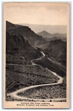 1930 National Old Trails Highway Between Kingman Oatman Arizona Vintage Postcard picture