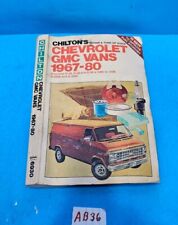 Vintage Chilton's Chevrolet GMC Vans 1967-80 Repair & Tune-up Book #6930 picture