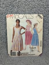 Vintage McCall's Misses' Pullover Stretch Knit Dress Pattern 3057 Sz 12-16 picture