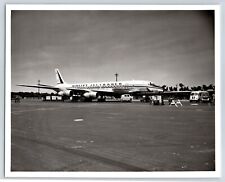 Aviation Airplane Airlift Jet Trader US Mail DC-8F 8x10 B&W Photo C5 picture