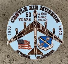 vintage Castle Air Museum 50 years & going strong 1952 2002 Atwater Ca pin picture