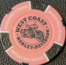 WEST COAST HD ~ SCOTLAND (Pink/Black Desgn1) International Harley Chip picture