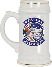 VFA-131 Wildcats Stein, Ceramic, 18 ounces, Navy gift picture