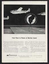 1943 FAIRCHILD ENGINE & AIRPLANE WWII Ad 