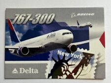 2004 Delta Air Lines Boeing 767-300 Aircraft Pilot Trading Card #19 picture