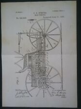 THE DURYEA PATENT : REPRODUCTION OF THE 1895 PATENT : AMERICAN FRANK DURYEA  (2) picture