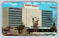 Dallas TX-Texas, Braniff Airways Building, Exchange Park, Vintage c1962 Postcard picture