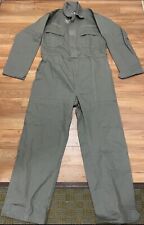 US Air Force Flight Suit Coveralls - Medium-  Green Air Force Pilot picture