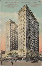 Postcard The Rice Hotel Houston Texas TX 1913 picture