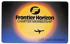 Frontier Airlines (1950-86) Horizon Lifetime Charter Membership Plastic Card picture