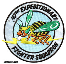 USAF 47TH EXPEDITIONARY FIGHTER SQ-47 FS-A-10 Thunderbolt II- ORIGINAL VEL PATCH picture