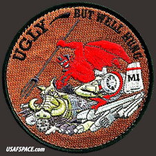 USAF 107TH FIGHTER SQ -107 FS- A-10C -UGLY BUT WELL HUNG- Michigan ANG-VEL PATCH picture