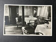 Mint Germany Graf Zeppelin Aviation RPPC Postcard Cover LZ 127 Dining Room picture