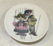 VTG Rosenthal Germany Lufthansa Oval Trinket Dish Plate Puppets 4.5