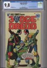 Judge Dredd #2 CGC 9.8 1983 Eagle Comics Pin-Up Back Cover picture