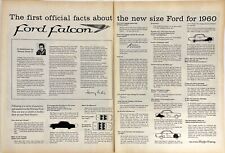 1960 Ford Falcon Technical Info Car Dealer Galaxie Compare Vtg Magazine Print Ad picture